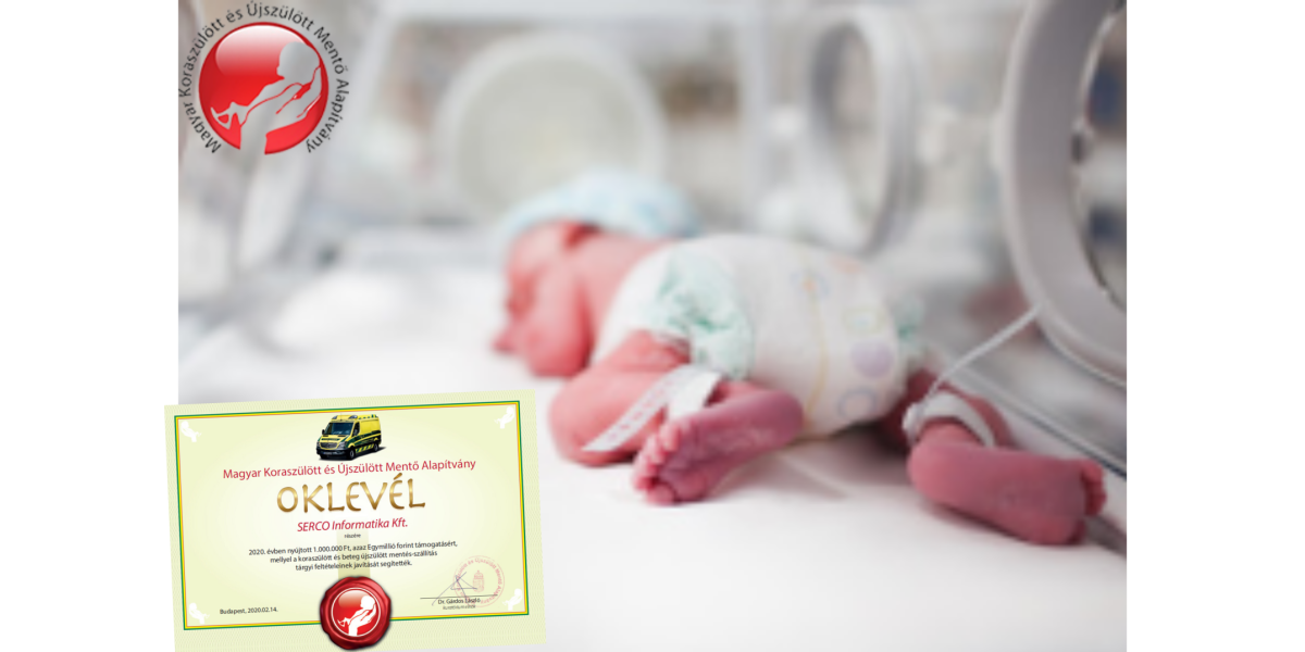 Támogattuk a Magyar Koraszülött és Újszülött Mentő Alapítványt